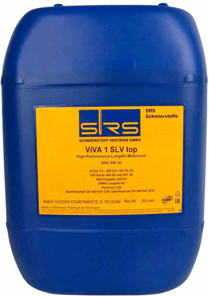 Моторное масло SRS Viva 1 SLV Top 5W-30 - фото