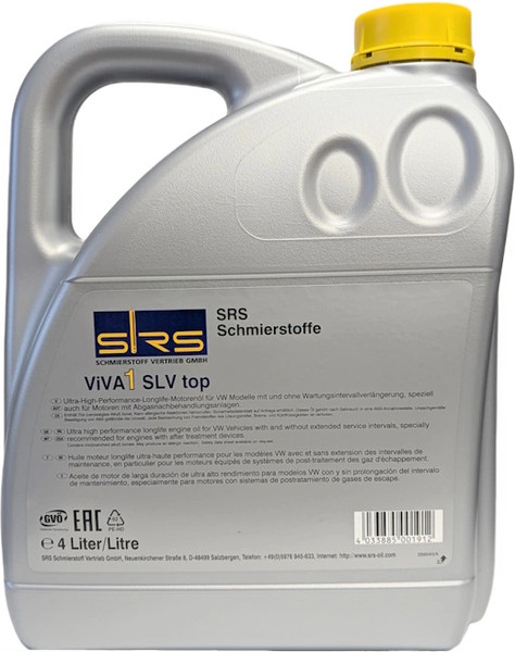 Моторное масло SRS Viva 1 SLV Top 5W-30