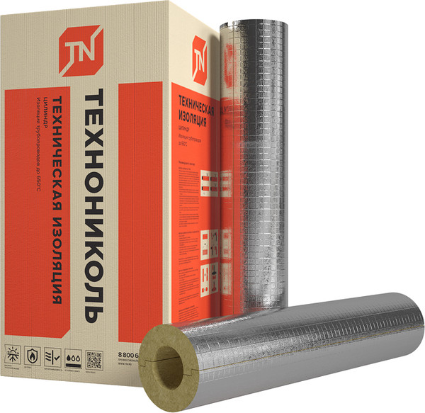 Утеплитель трубный Технониколь 80 ФА 1200.089.060