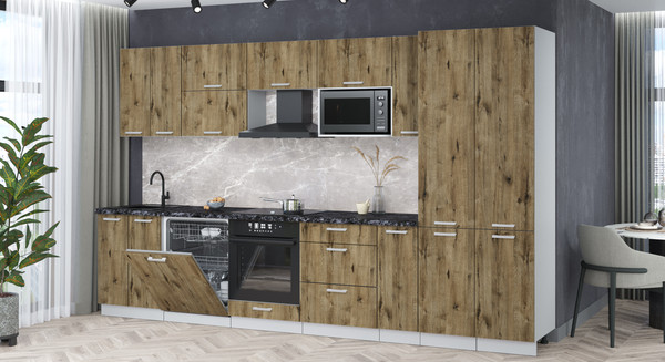 Кухонный гарнитур Интерлиния Мила Лайт 3.5-ПМ2