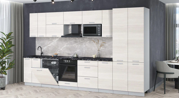 Кухонный гарнитур Интерлиния Мила Лайт 3.6-ПМ2