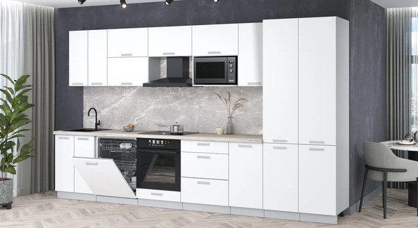 Кухонный гарнитур Интерлиния Мила Лайт 3.6-ПМ2