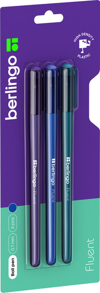 Набор шариковых ручек Berlingo Fluent / CBp_07511_3