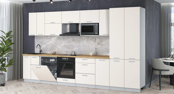 Кухонный гарнитур Интерлиния Мила Лайт 3.6-ПМ2