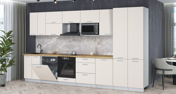 Кухонный гарнитур Интерлиния Мила Лайт 3.7-ПМ2