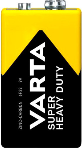 Батарейка Varta Super Heavy Duty 6F22 SP 1/12/240 К / 2022101301 - фото