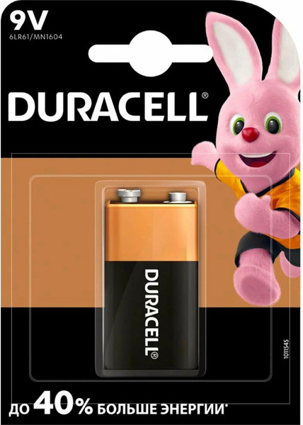 Батарейка Duracell 6LR61/MN 1604 - фото