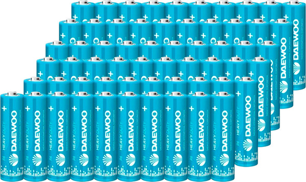 Комплект батареек Daewoo Heavy Duty R6 / 5029279 - фото