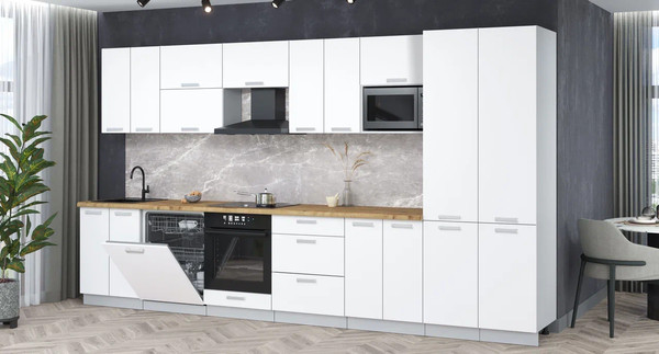 Кухонный гарнитур Интерлиния Мила Лайт 3.8-ПМ2