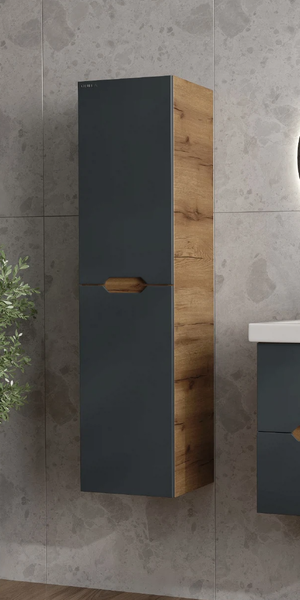 Шкаф-полупенал для ванной Onika Айленд 30 / 403087 - фото