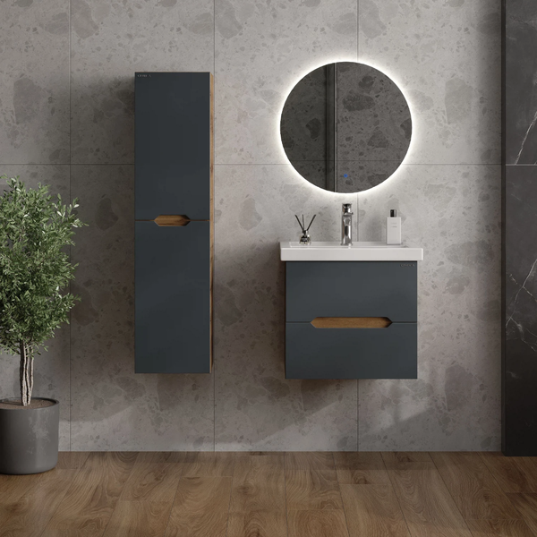 Шкаф-полупенал для ванной Onika Айленд 30 / 403087