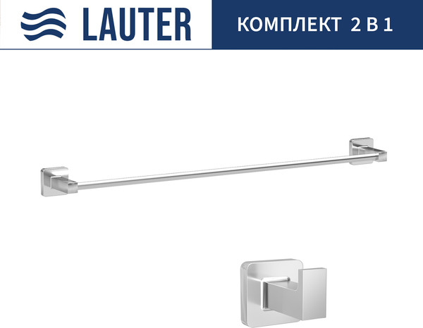 Набор аксессуаров для ванной Lauter 21TS8307 + 21TS8301 - фото