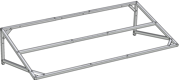 Козырек ИМпласт Прямой Василек скат телескоп МП-20 / 15460