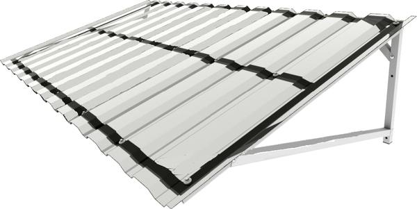 Козырек ИМпласт Прямой Василек скат телескоп МП-20 / 15461 - фото