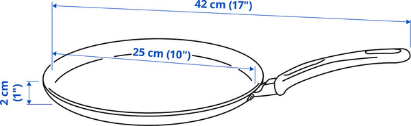 Блинная сковорода Ikea Хемлагад / 405.808.89