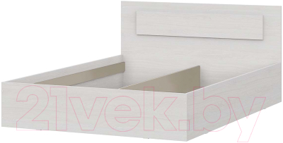Каркас кровати NN мебель МСП 1 140x200 (ясень анкор светлый/ясень анкор светлый) - фото