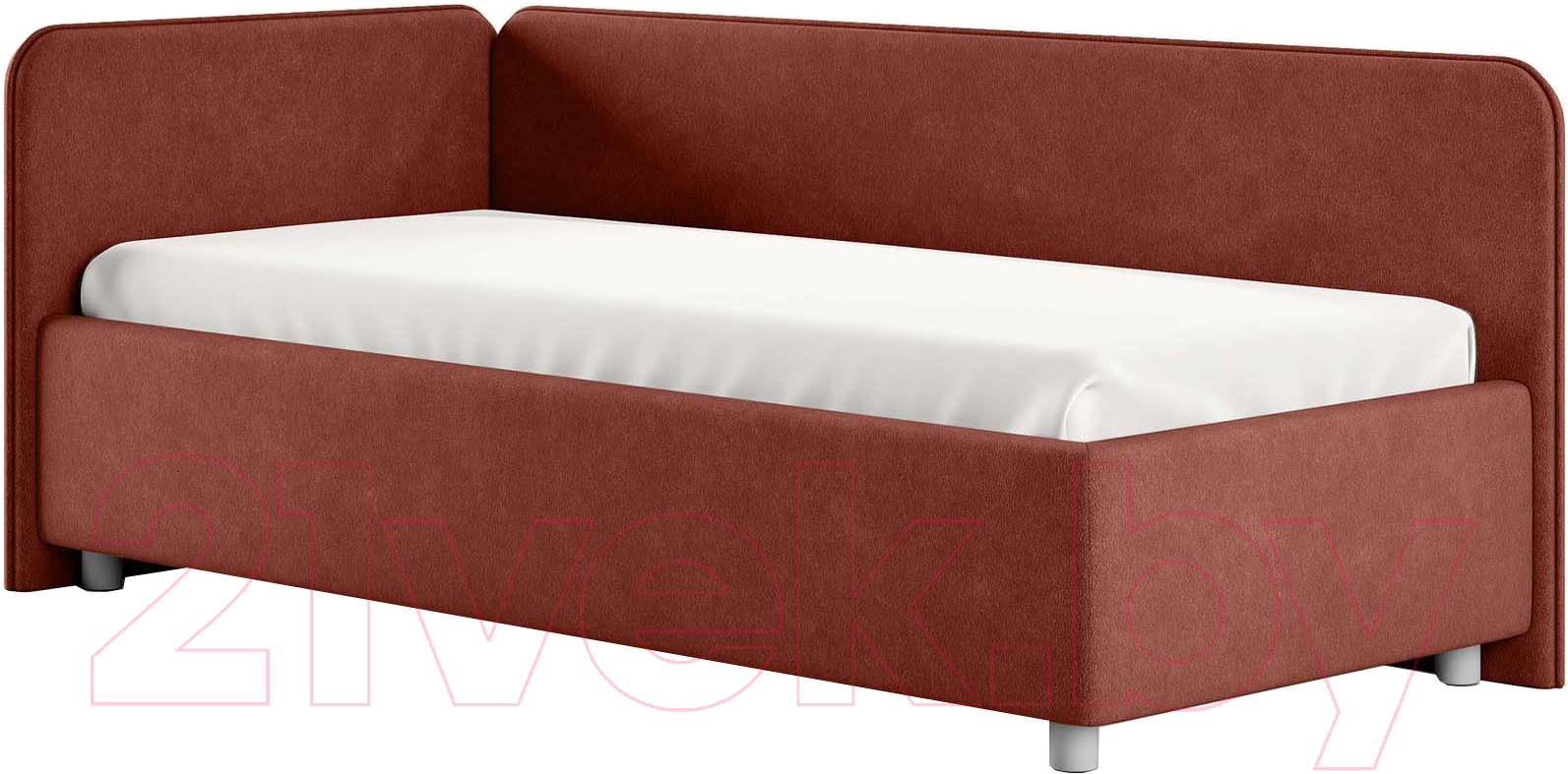 Каркас кровати Сонум Capri L 90x200 (эвита терракотовый) - фото