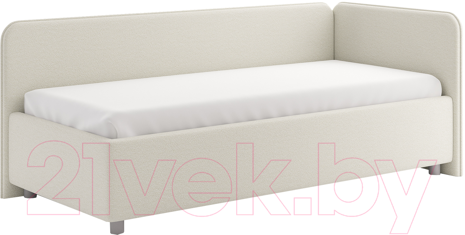 Каркас кровати Сонум Capri R 90x200 (тедди кремовый) - фото