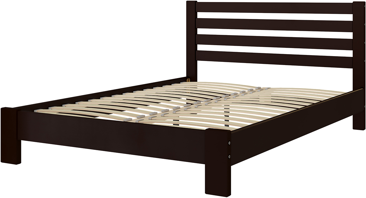 Каркас кровати Bravo Мебель Вероника 160x200 (орех темный) - фото