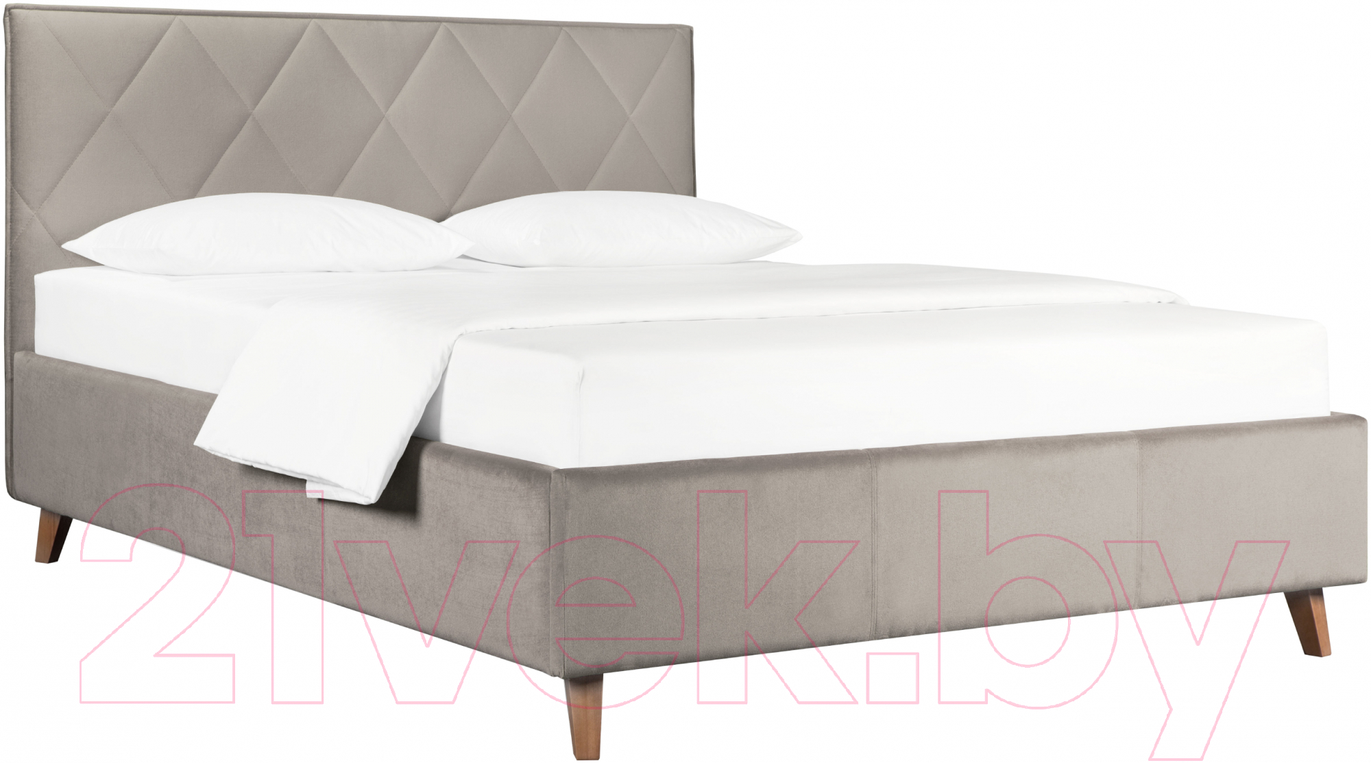 Двуспальная кровать ДеньНочь Мишель Люкс KR00-19 160x200 (KеKR19.3L/PR03) - фото