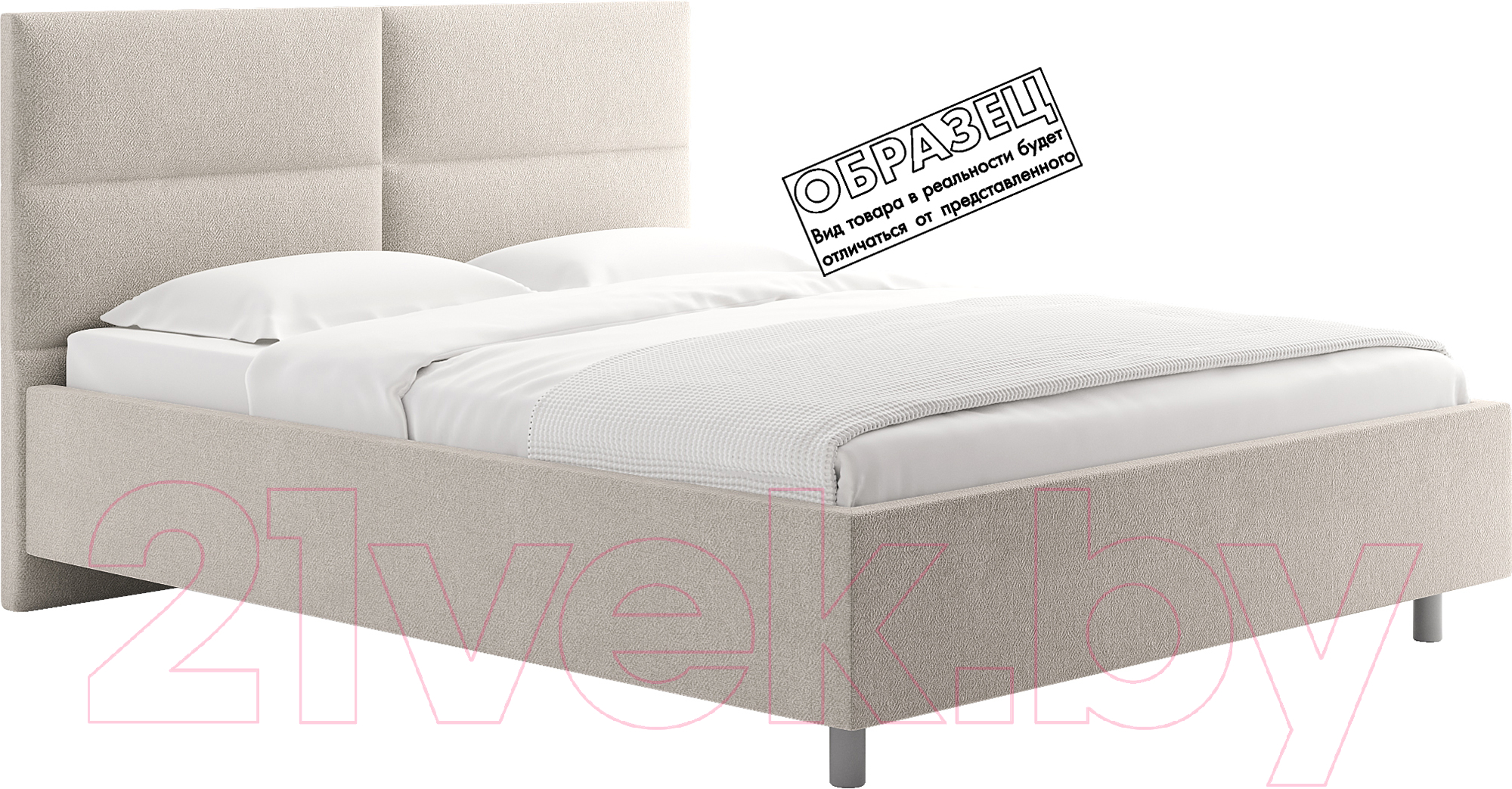 Каркас кровати Сонум Omega 90x200 (рогожка песочный) - фото