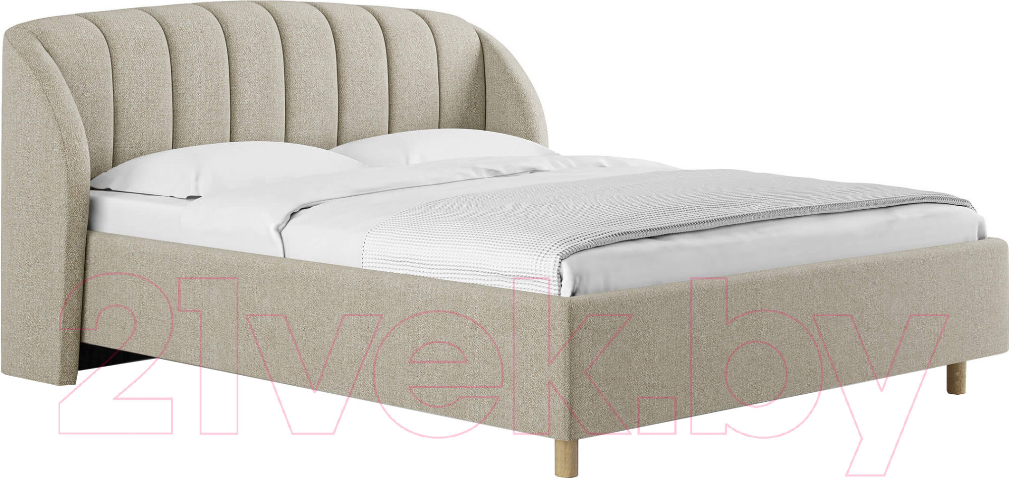 Каркас кровати Сонум Valencia 90x200 (рогожка песочный) - фото