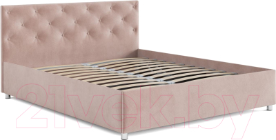 Двуспальная кровать Mebel-Ars Классик 160 (кордрой бежевый)