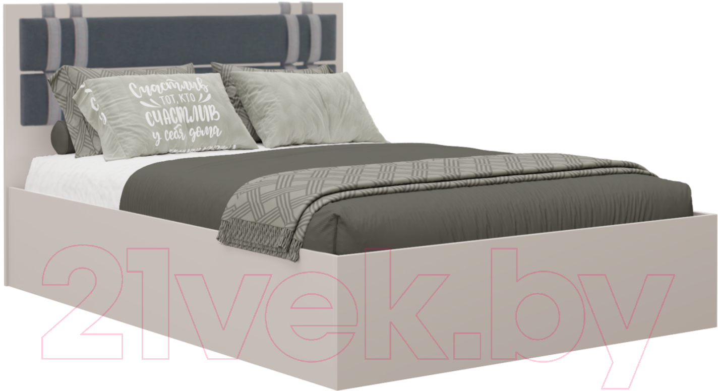 Полуторная кровать Аквилон Чарли №14М (кашемир) - фото