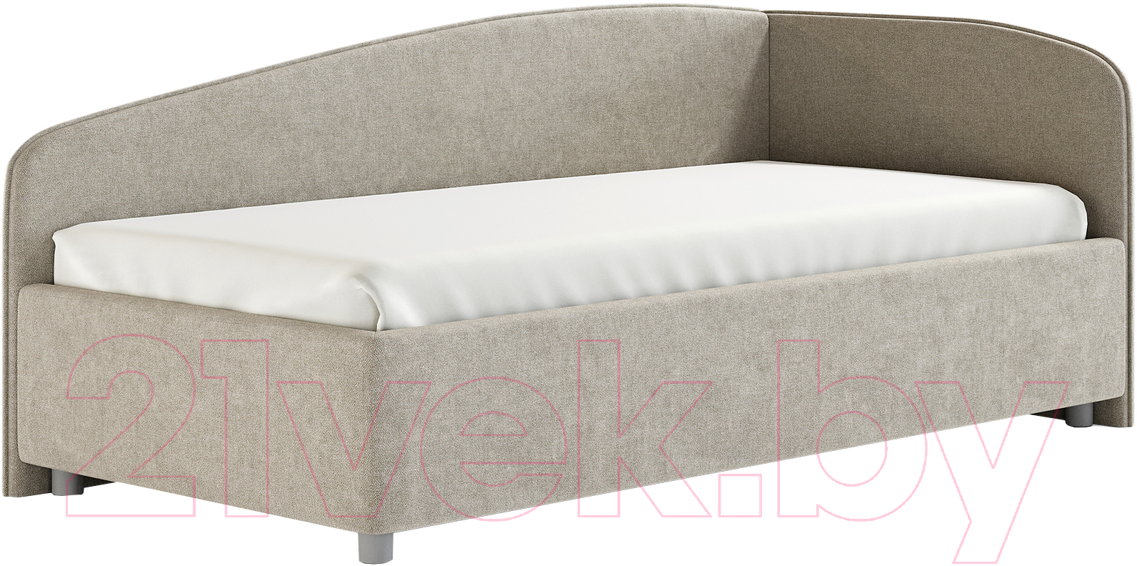 Каркас кровати Сонум Paola R 90x200 (рогожка песочный) - фото