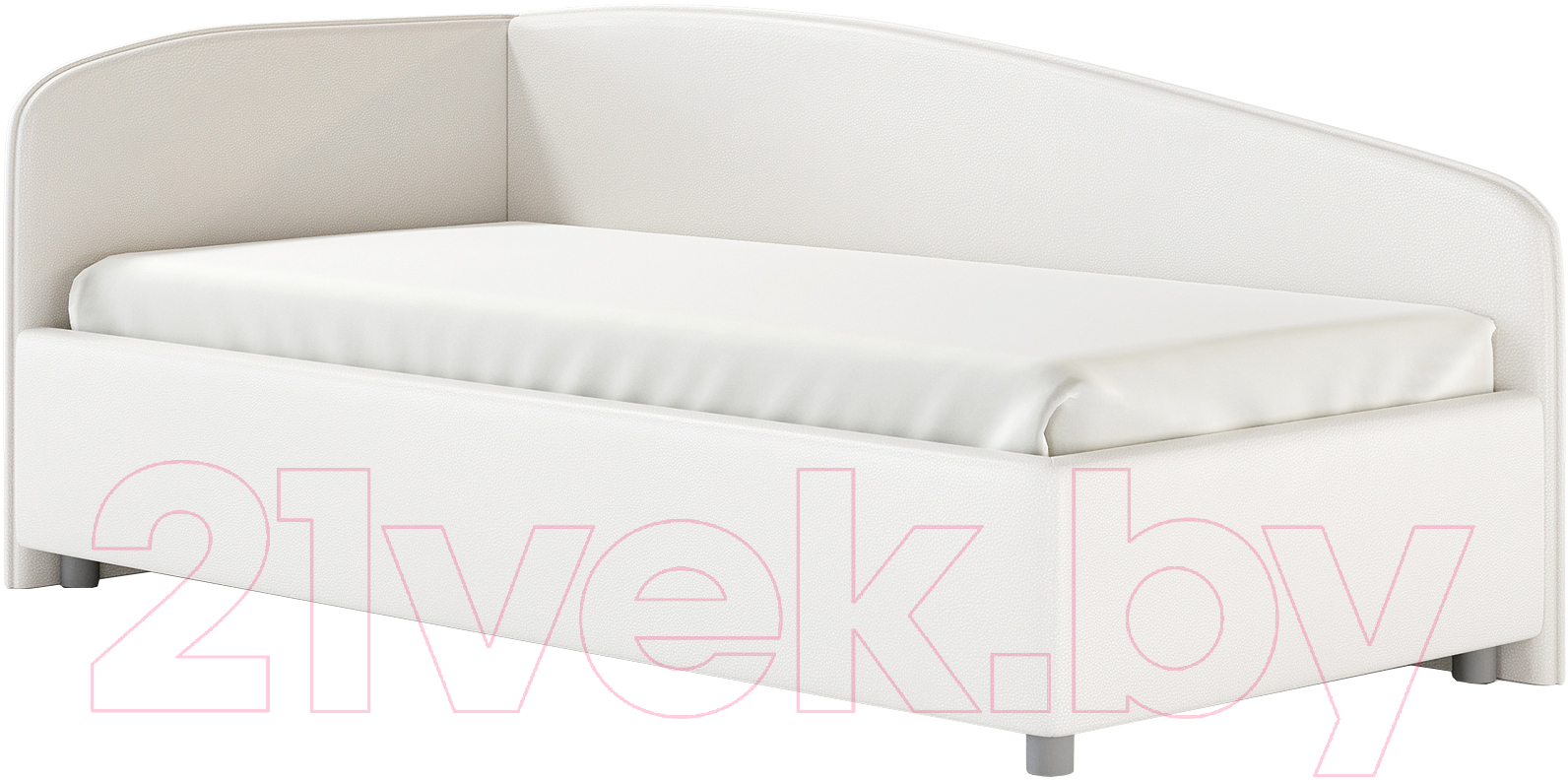 Каркас кровати Сонум Paola L 90x200 (экокожа белый) - фото
