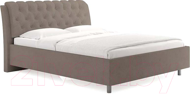 Каркас кровати Сонум Olivia 200x200 (монтего магнолия) - фото
