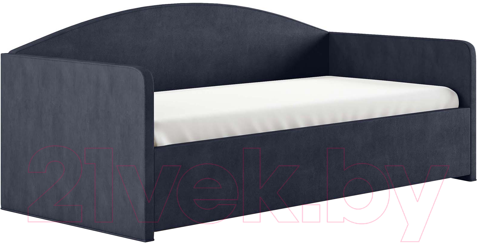 Каркас кровати Сонум Uno 90x200 (замша синий) - фото