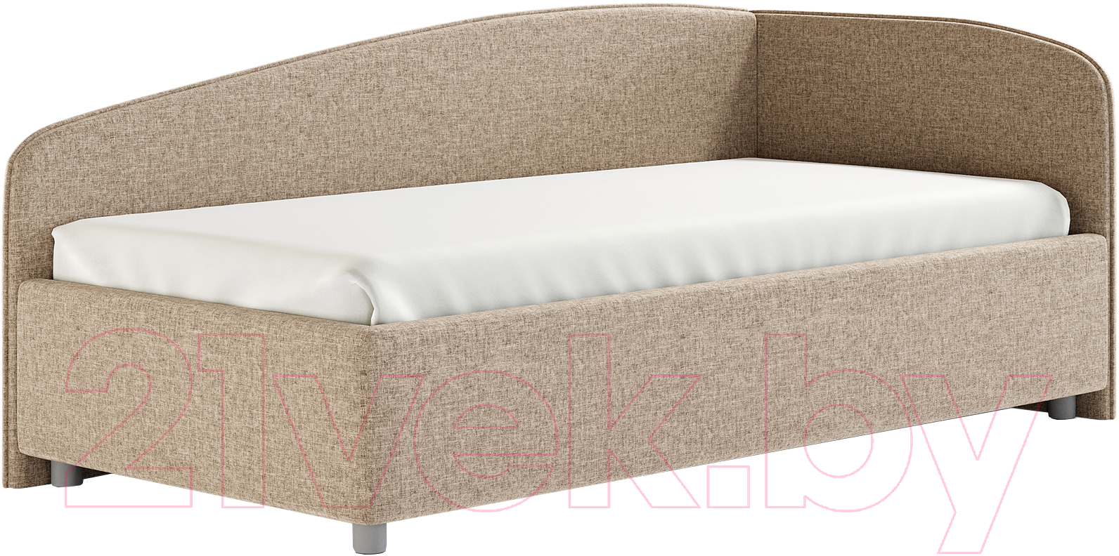 Каркас кровати Сонум Paola R 90x200 (кашемир бежевый) - фото