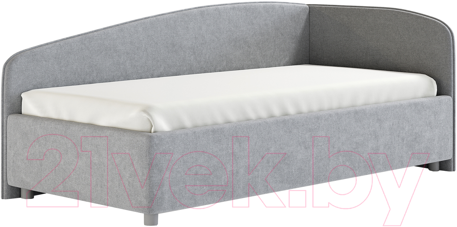 Каркас кровати Сонум Paola R 90x200 (рогожка пепельный) - фото