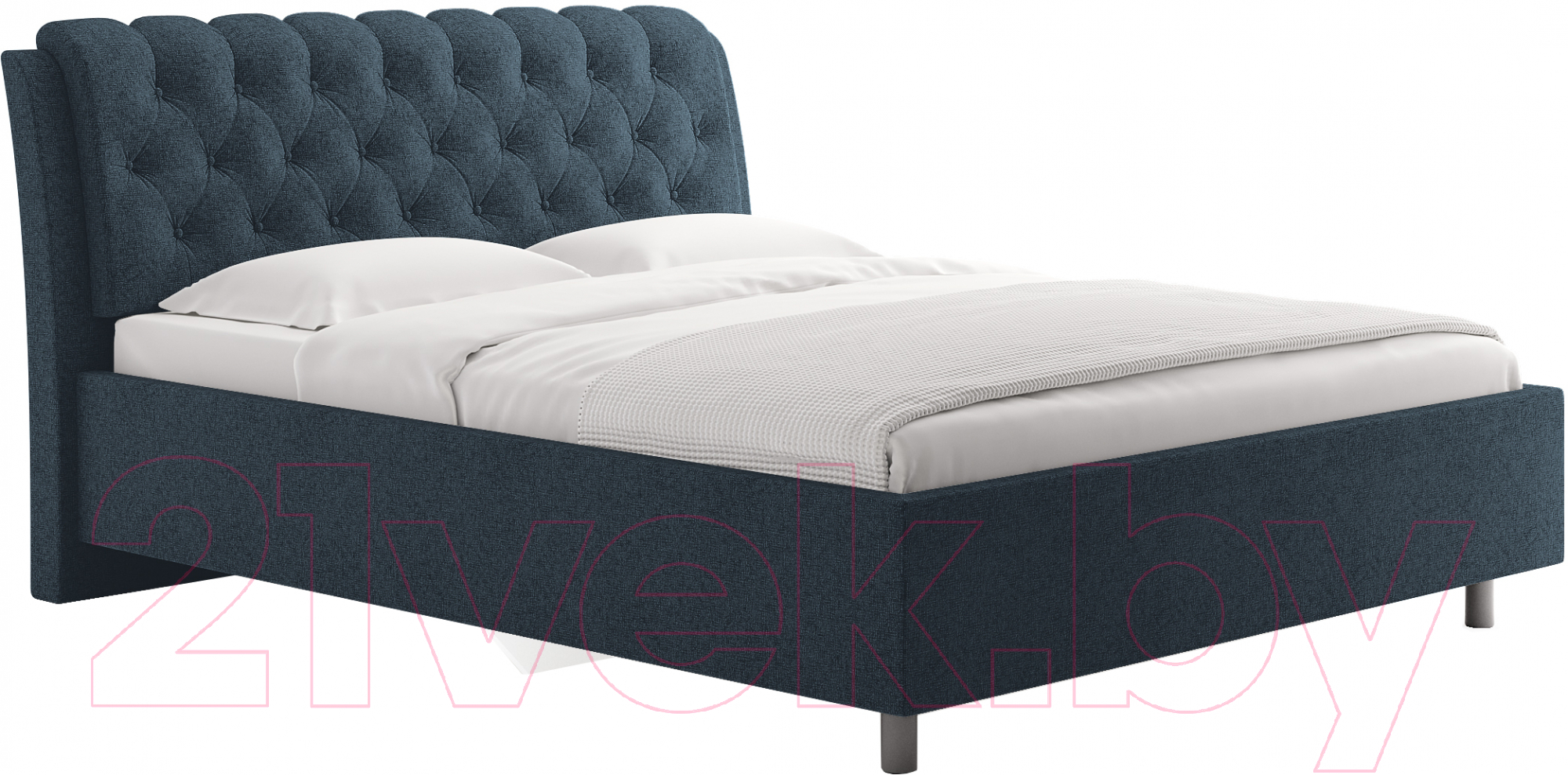 Каркас кровати Сонум Olivia 180x200 (кашемир синий) - фото