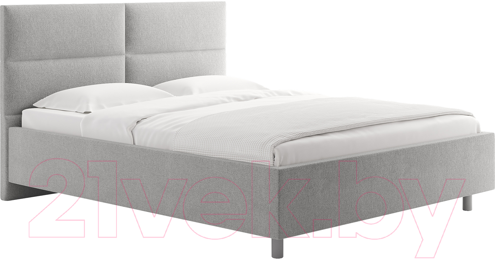 Каркас кровати Сонум Omega 160x200 (рогожка пепельный) - фото