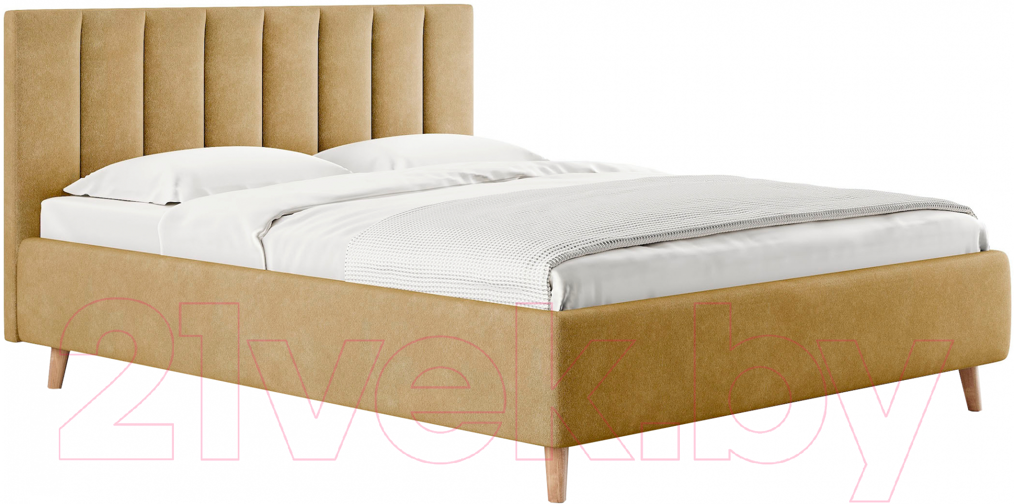 Каркас кровати Сонум Alma 180x200 (эвита горчичный) - фото