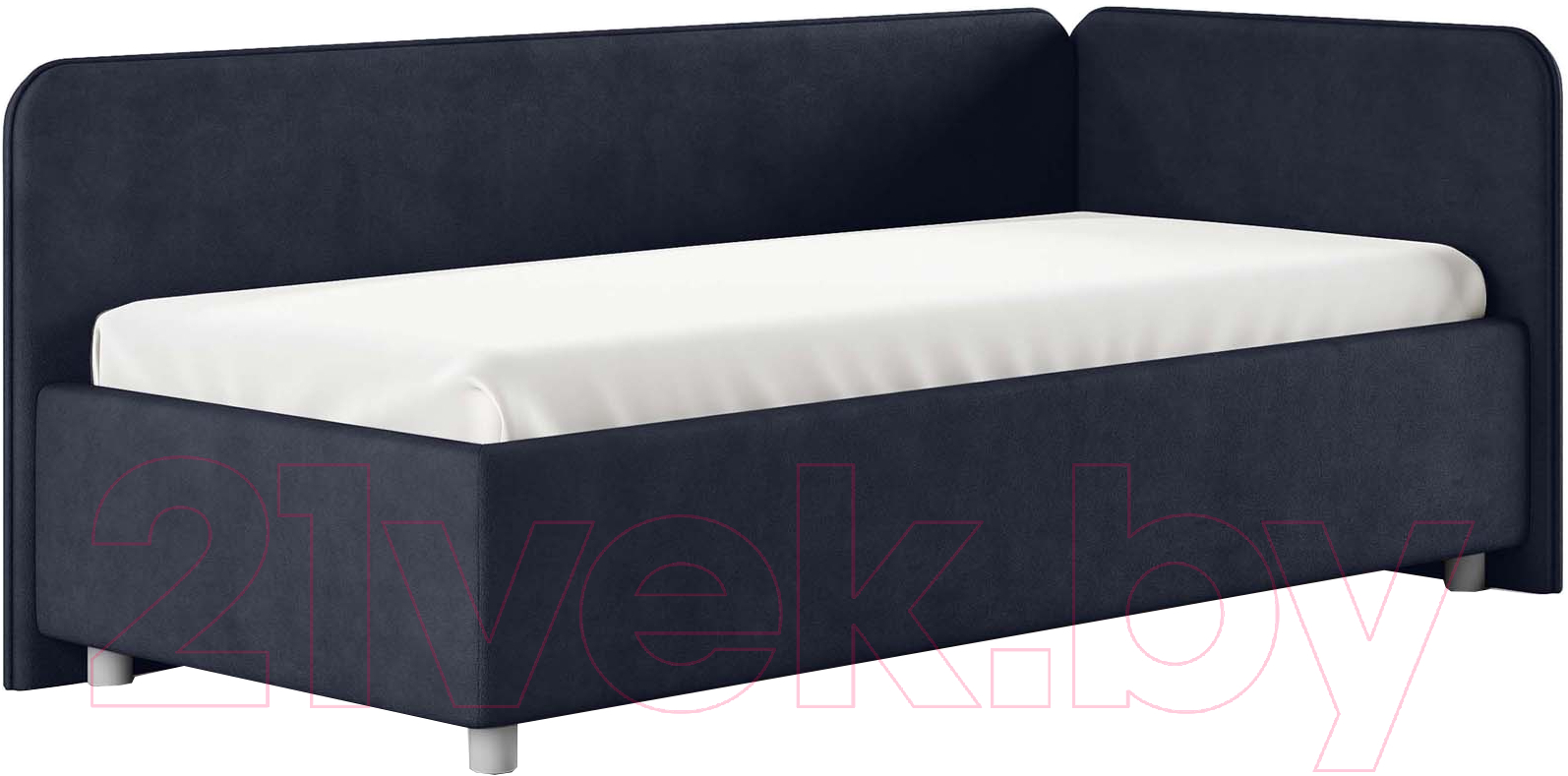 Каркас кровати Сонум Capri R 90x200 (замша синий) - фото