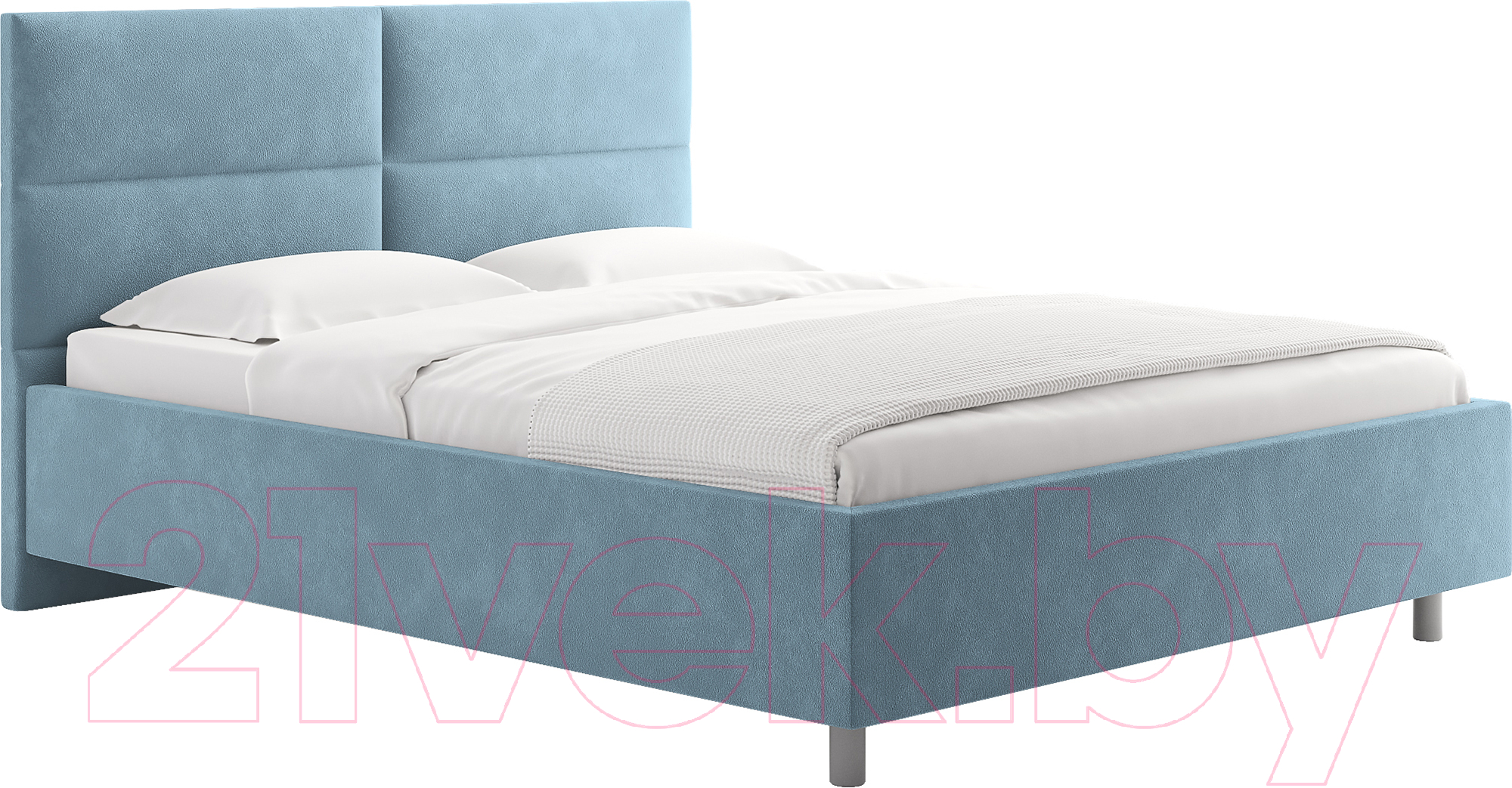 Каркас кровати Сонум Omega 160x200 (эвита голубой) - фото