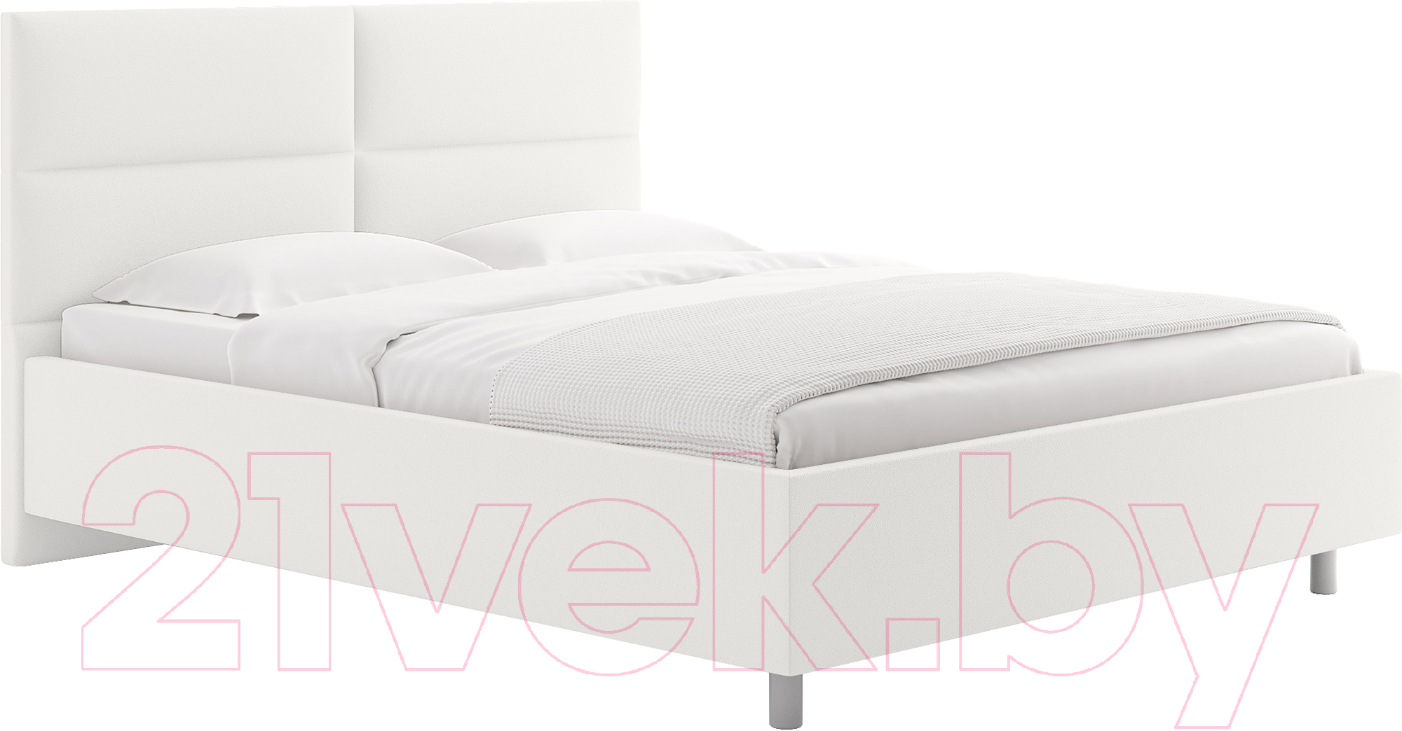 Каркас кровати Сонум Omega 180x200 (экокожа белый) - фото