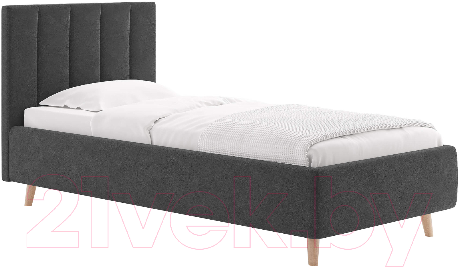 Каркас кровати Сонум Alma 90x200 (фултон графит) - фото