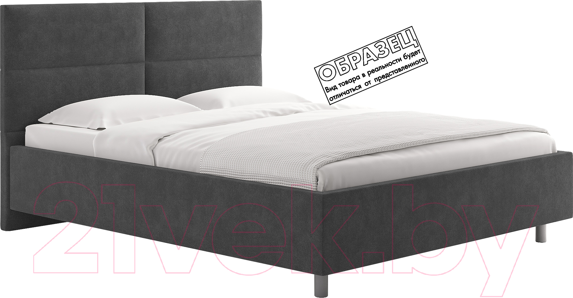 Каркас кровати Сонум Omega 90x200 (фултон графит) - фото