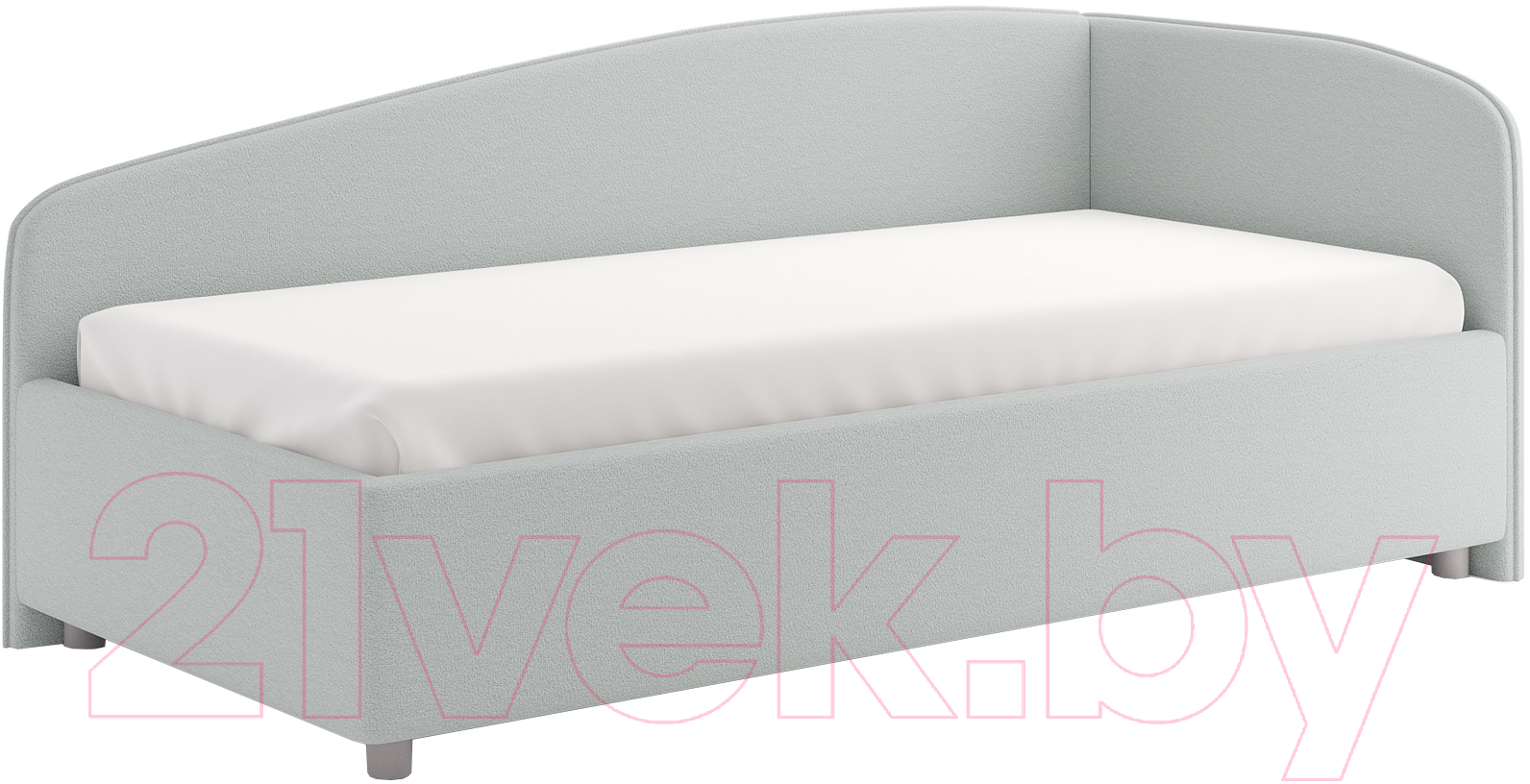 Каркас кровати Сонум Paola R 90x200 (тедди пепельный) - фото