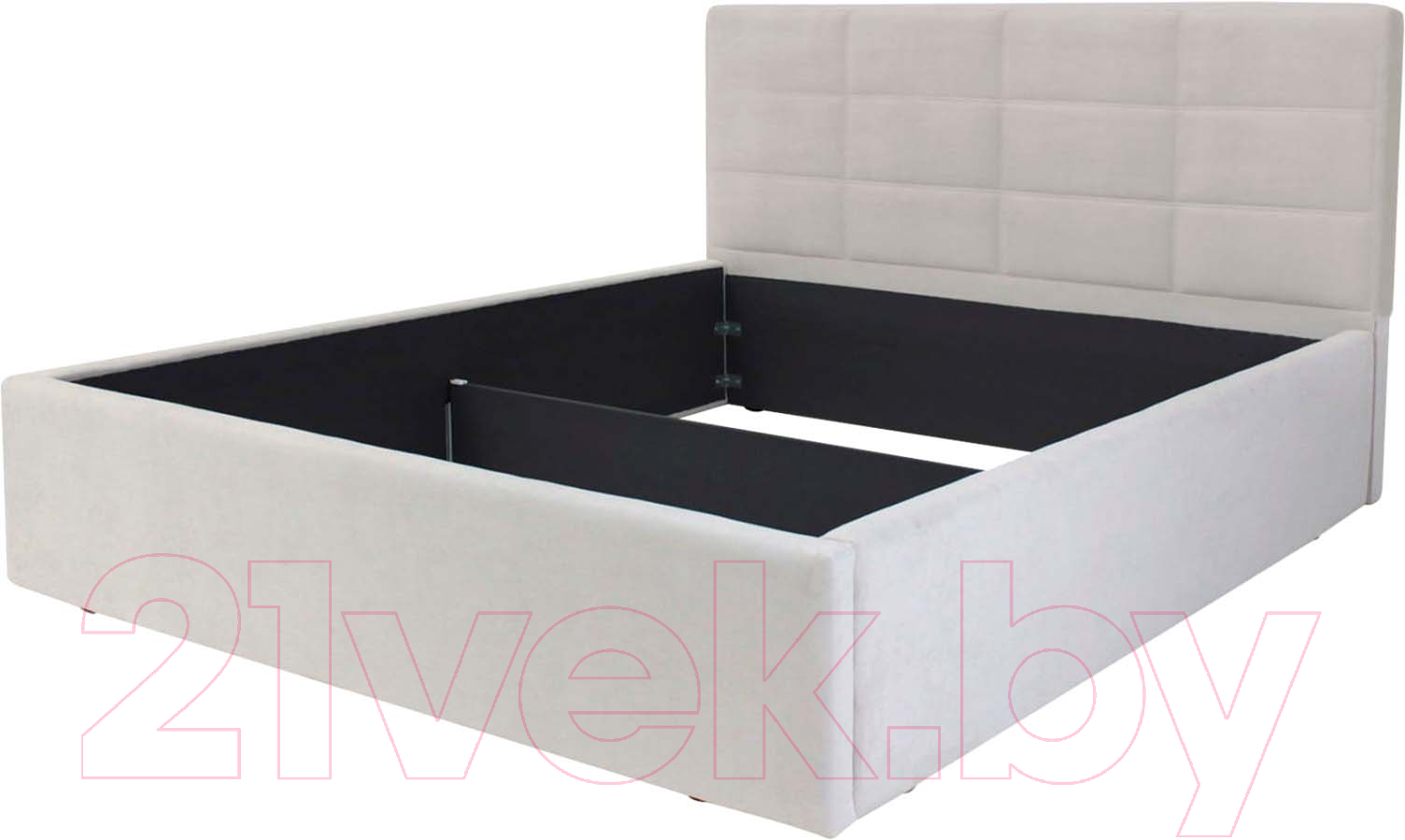 Двуспальная кровать Аквилон Классик 16 ПМ (галакси 01 молочный) - фото