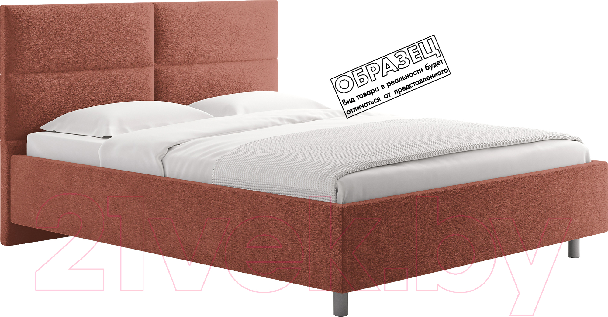 Каркас кровати Сонум Omega 90x200 (эвита терракотовый) - фото