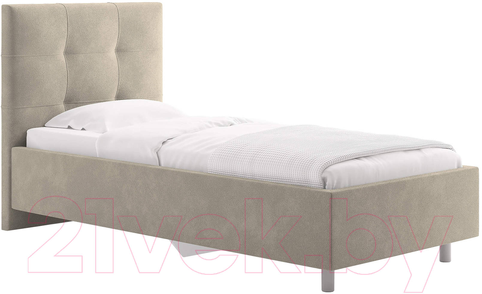 Каркас кровати Сонум Caprice 90x200 (эвита какао) - фото