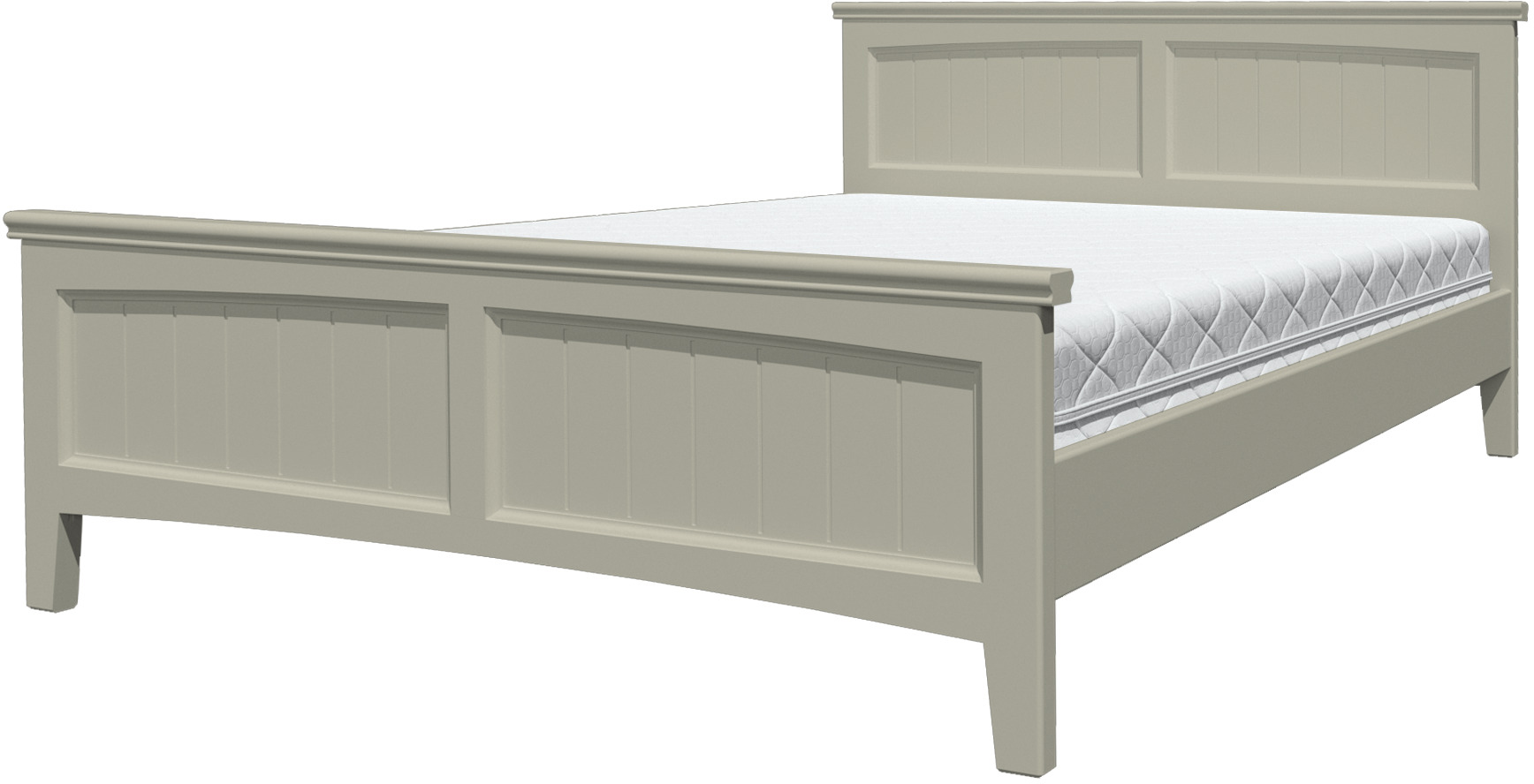 Каркас кровати Bravo Мебель Грация 4 160x200 (фисташковый) - фото