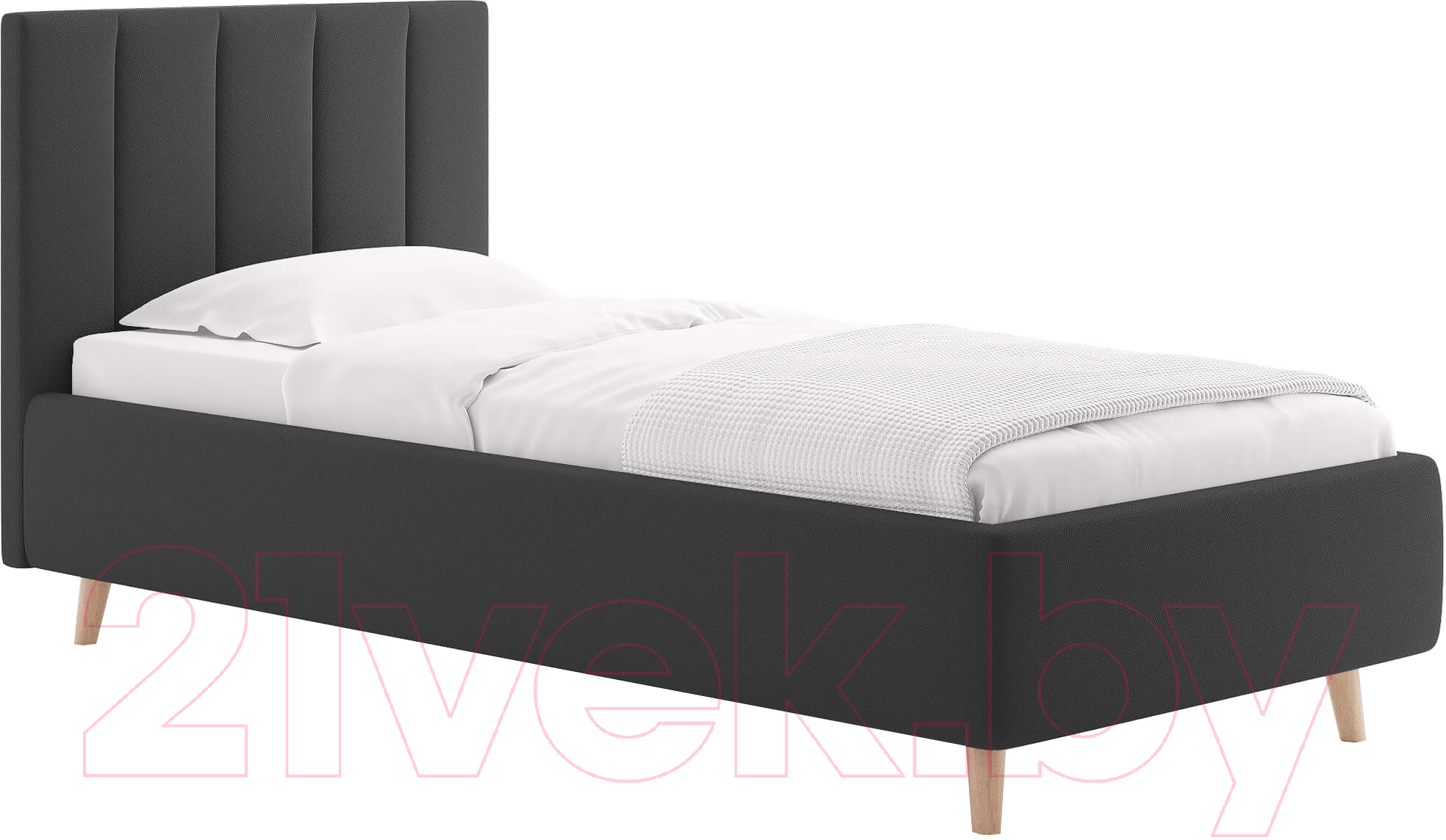 Каркас кровати Сонум Alma 90x200 (экокожа графит) - фото