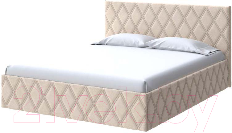 Каркас кровати Proson Fresco Ultra 200x200 (песочный) - фото