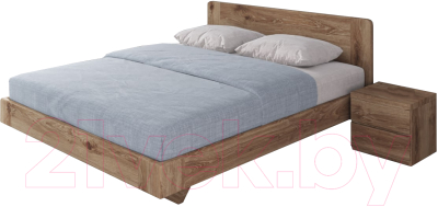 Каркас кровати Drewood Пиастр 160x200 / ПИ.003.500.000.00 (кастел браун) - фото